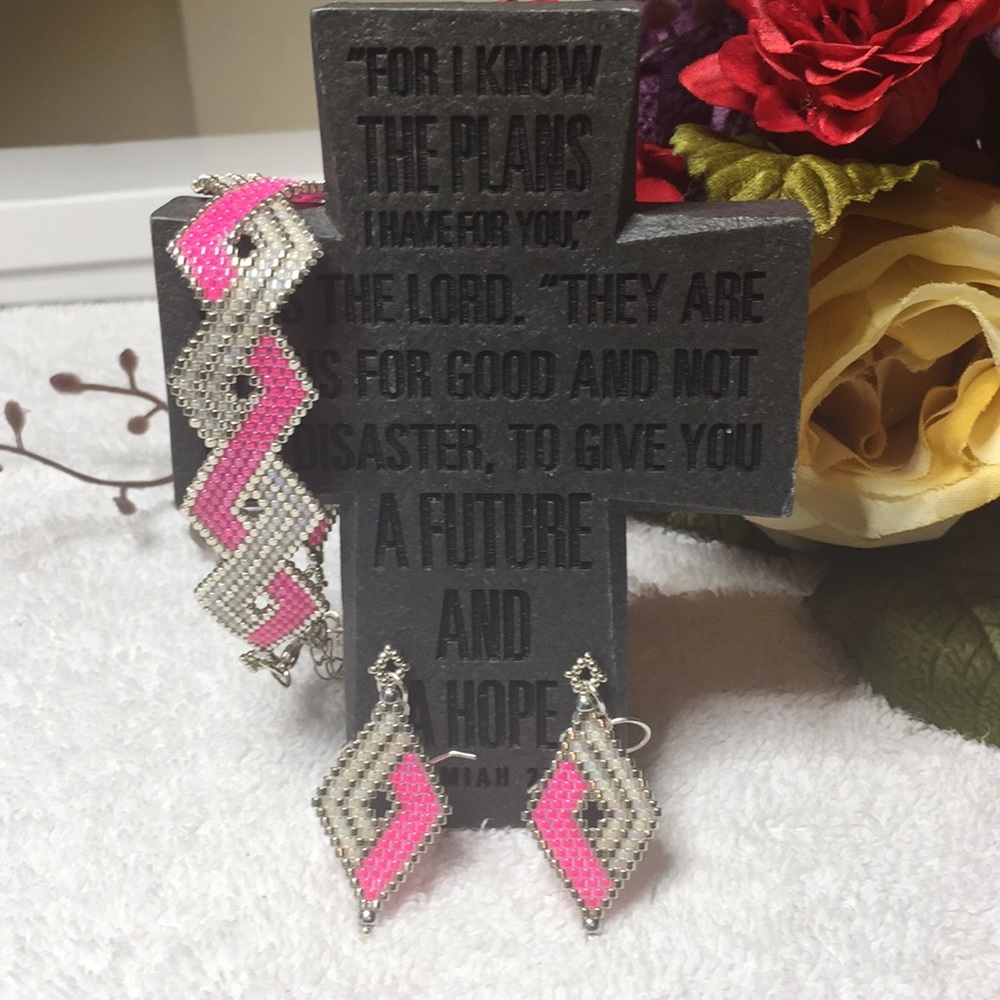 Jewelry From the Heart Bracelet & Earring Set